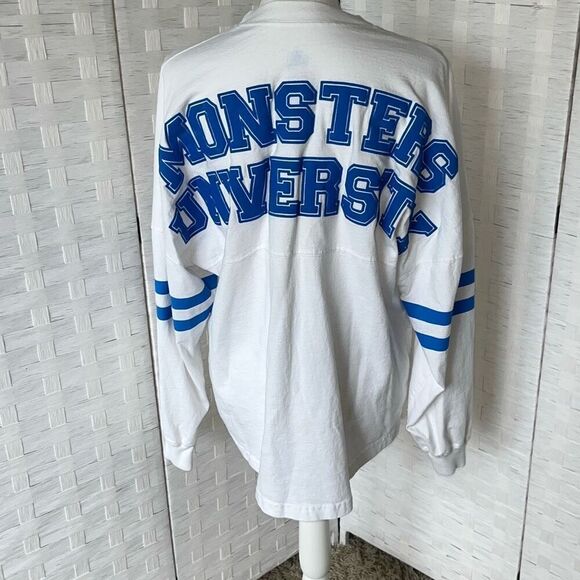 Disney Parks Monsters University Spirit Jersey Long Sleeve Shirt Medium - Picture 2 of 10